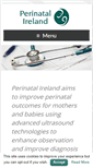 Mobile Screenshot of perinatalireland.ie